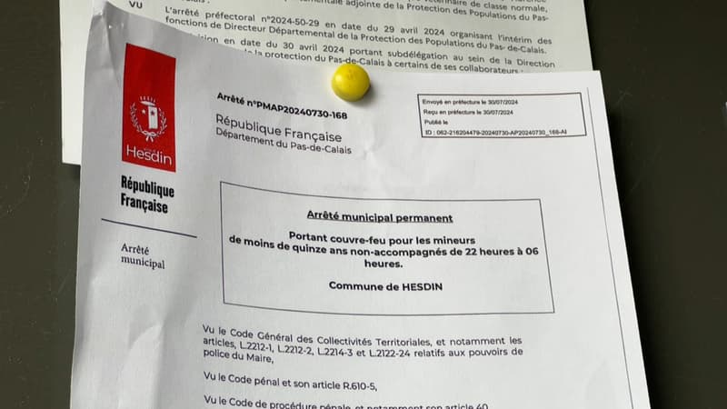 Pas-de-Calais: un couvre-feu mis en place pour les moins de 15 ans à Hesdin après des dégradations