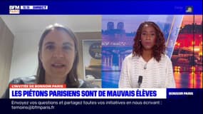 Paris: pour Cécile Lechère, chargée de la prévention routière pour MMA, le piéton est la "première victime des accidents mortels sur la route"