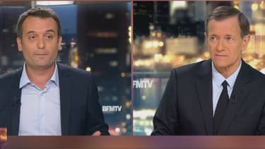Florian Philippot et Francis Huster sur BFMTV.