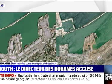 Beyrouth: l'entrepôt n'était "pas bien équipé" pour accueillir du nitrate d'ammonium, selon le directeur des douanes du port
