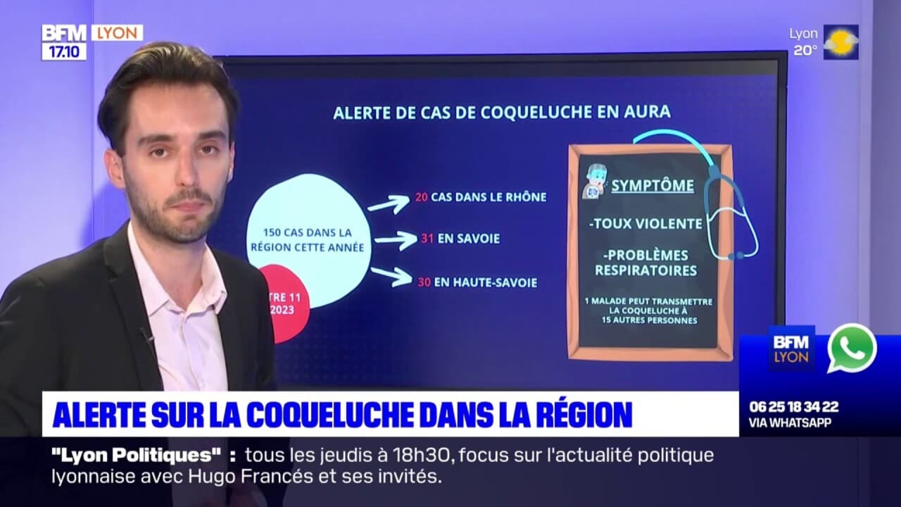 Alerte sur la coqueluche dans la région