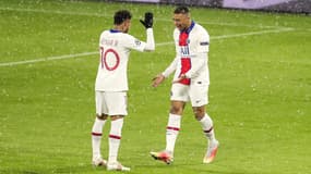 Neymar et Kylian Mbappé