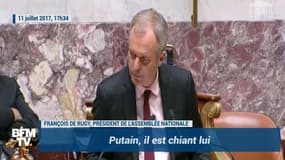 "Putain, il est chiant lui". Cette insulte de François De Rugy fait polémique à l'Assemblée