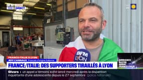 France-Italie: à Lyon, les supporters franco-italiens sont tiraillés