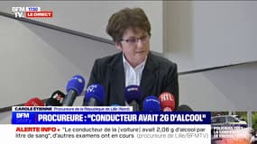 Mort de trois policiers: "Le conducteur a déjà été condamné pour des faits de droit commun mais pas pour des délits routiers" explique la procureure de la République de Lille 