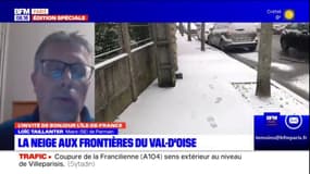 Val-d'Oise: "on peut circuler" sur les routes de Parmain après les chutes de neige