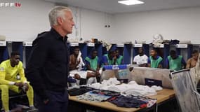 Didier Deschamps à la mi-temps du match entre Gibraltar et l'Equipe de France vendredi 16 juin 2023 à Faro (Portugal)