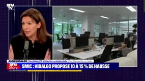 Story 3 : Anne Hidalgo propose 10 à 15 % de hausse du Smic - 25/10