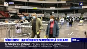 Lyon: la campagne de rappel vaccinal s'intensifie au centre de vaccination de Gerland