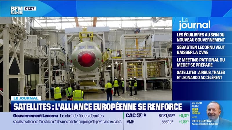 Airbus, Thales et l'italien Leonardo accélèrent leur alliance dans les satellites