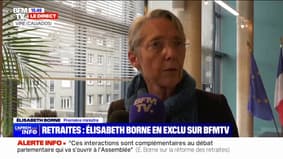Élisabeth Borne en déplacement dans le Calvados pour défendre la réforme des retraites: "Il y a beaucoup de désinformation"