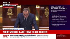 Sébastien Lecornu annonce une suspension de la réforme des retraites