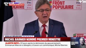 Jean-Luc Mélenchon: "Nous ne croyons pas un instant qu'il se trouvera une majorité à l'Assemblée nationale pour accepter un tel déni de la démocratie"