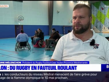 JO 2024: le président du club de rugby en fauteuil roulant de Toulon portera la flamme