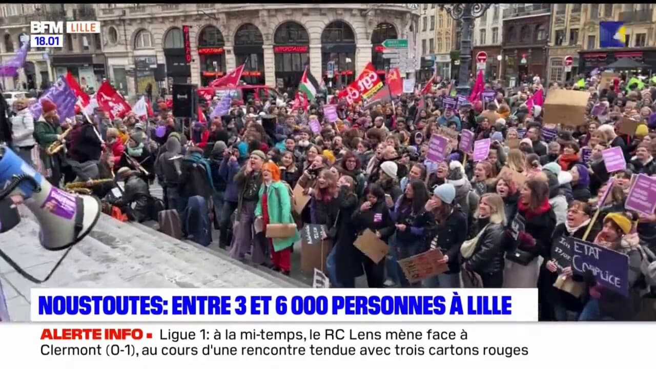 Lille entre 3.000 et 6.000 personnes lors de la manifestation contre les violences faites aux