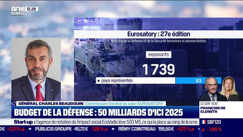 Général Charles Beaudouin (Eurosatory) : Eurosatory, 1er rdv mondial de la Défense - 14/06