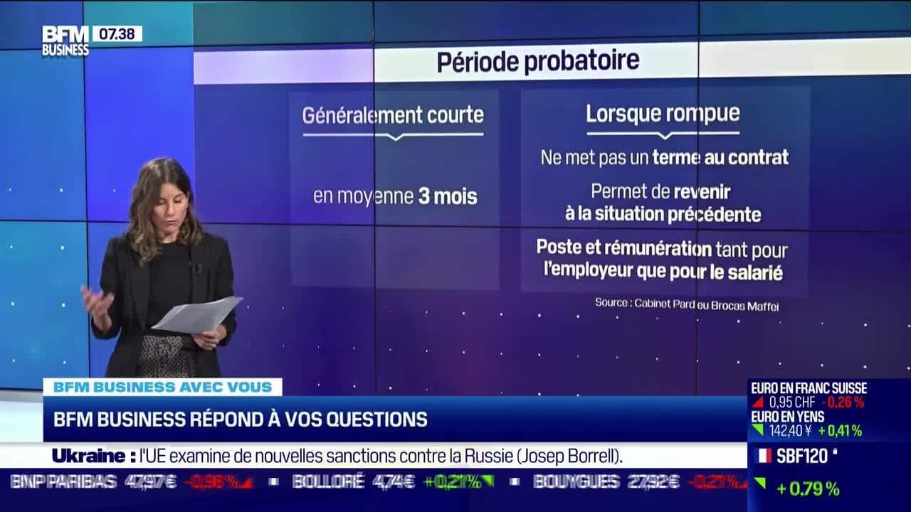 Bfm Business Avec Vous On Rompt Ma P Riode Probatoire Et Je Retourne