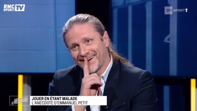 Emmanuel Petit dans Le Vestiaire