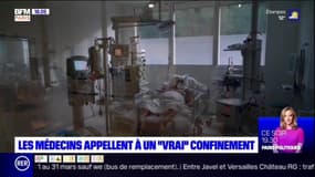 Ile-de-France: les soignants réclament un "vrai" confinement