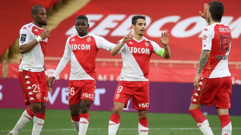 Ligue 1: sans trembler, Monaco enfonce Dijon et reste sur le podium