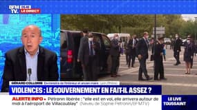 Gérard Collomb considère que Gérald Darmanin "n'a pas tort lorsqu'il parle d'ensauvagement de la société"