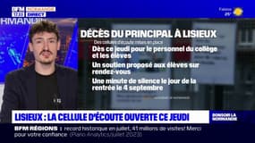 Mort d'un principal à Lisieux: la cellule d'écoute ouverte ce jeudi