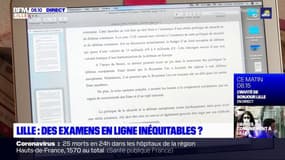Examens en ligne: des étudiants de l'université de Lille dénoncent un manque d'équité