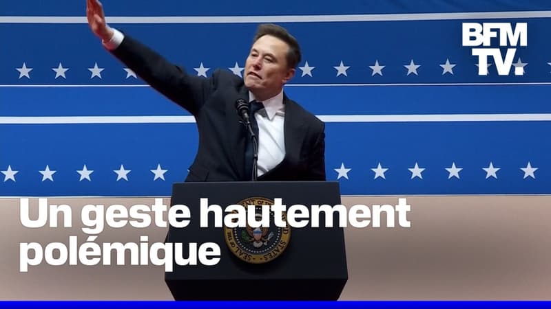 Elon Musk dément avoir fait un salut nazi quelques heures après l'investiture de Donald Trump