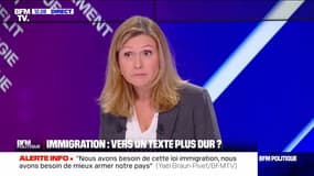 Loi immigration : "Nous avons besoin de cette loi immigration, nous avons besoin de mieux armer notre pays", Yaël Braun-Pivet - 17/12