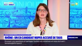 Rhône: le suppléant d'une candidate Nupes aux législatives perquisitionné pour des tags à la craie