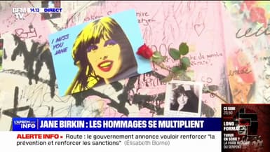 Jane Birkin: les hommages se multiplient devant la maison parisienne où elle avait vécu avec Serge Gainsbourg 