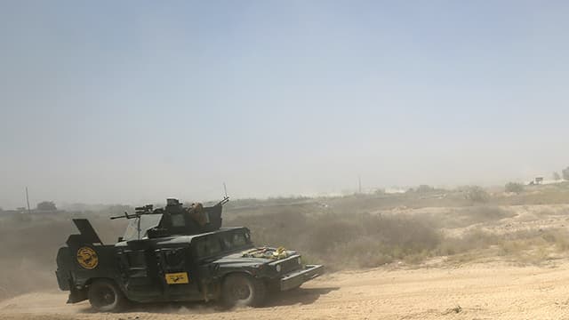 Les forces irakiennes face à Daesh, dans la province de Falloujah (juin 2016) - Ahmad Al-Rubaye - AFP