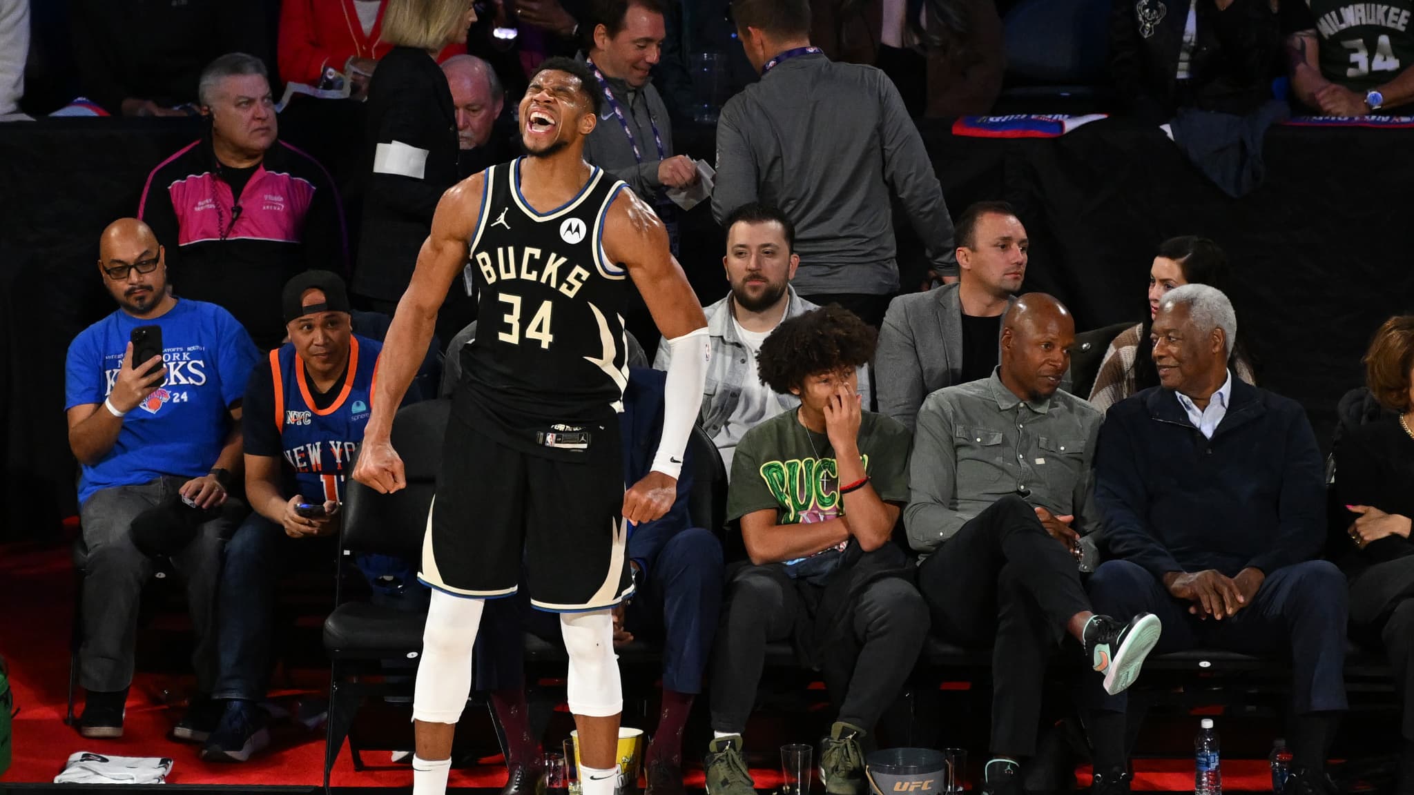 Giannis Antetokounmpo lors du sacre de Milwaukee en NBA Cup, le 17 décembre 2024