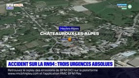 Hautes-Alpes: choc frontal sur la RN94, trois personnes en urgence absolue