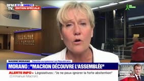 Nadine Morano: "Emmanuel Macron se retrouve coincé dans un étau qu'il a cyniquement construit lui-même"