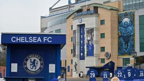Le stade Stamford Bridge de l'équipe de Chelsea, le 3 mars 2022 à Londres