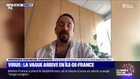 Jean-Michel Constantin, anesthésiste à la Pitié-Salpêtrière: "On se demande quand est-ce que l'afflux va diminuer"