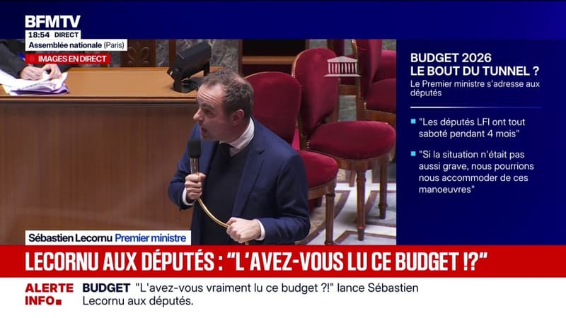 "Il est temps, désormais, de passer à autre chose et que la France ait enfin un budget", assure Sébastien Lecornu