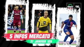 Benrahma, Reyna, Lemina... Les 5 infos mercato du 31 janvier à la mi-journée