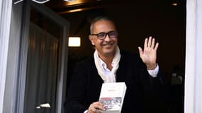 L'écrivain algérien Kamel Daoud, lauréat du prix Goncourt pour son roman "Houris", le 4 novembre 2024 à Paris