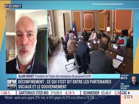 Alain Griset (Union des entreprises de proximité) : Ce qui s'est dit entre les partenaires sociaux et le gouvernement concernant le déconfinement - 01/05