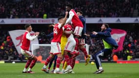 La joie d'Arsenal lors de la victoire face à Bournemouth