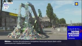 Paris: un puits de forage en plastique pour alerter sur la pollution