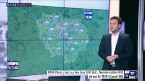 Météo Paris-Ile-de-France du jeudi 12 janvier 2017: De la pluie toute la journée
