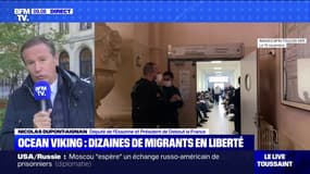 Fuite des 26 mineurs isolés secourus par l'Ocean Viking: "Cette affaire montre que le gouvernement a menti" selon Nicolas Dupont-Aignan