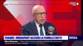 "C'est dégueulasse, c'est ignoble": accusé de fraude à la Sécurité sociale, Eric Ciotti répond