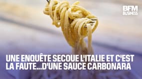  Une enquête secoue l'Italie et c'est la faute...d'une sauce carbo 