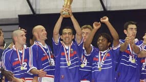 La France championne du monde chez elle en 1998