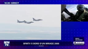 14 juillet: BFMTV survole le défilé à bord d'un mirage 2000