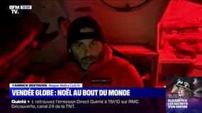 "Je vais me régaler juste après l'interview", certains fêtent Noël au bout du monde et c'est le cas des marins du Vendée Globe